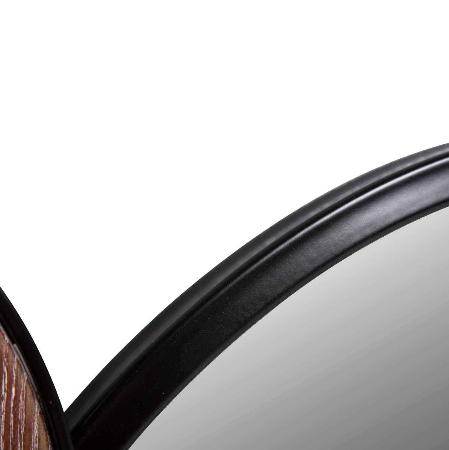 ΚΑΘΡΕΠΤΗΣ ΤΟΙΧΟΥ ΣΤΡΟΓΓΥΛΟΣ DAVION HM4217 MDF-BLACK METAL 123x5x63Υεκ. - Pakobazaar