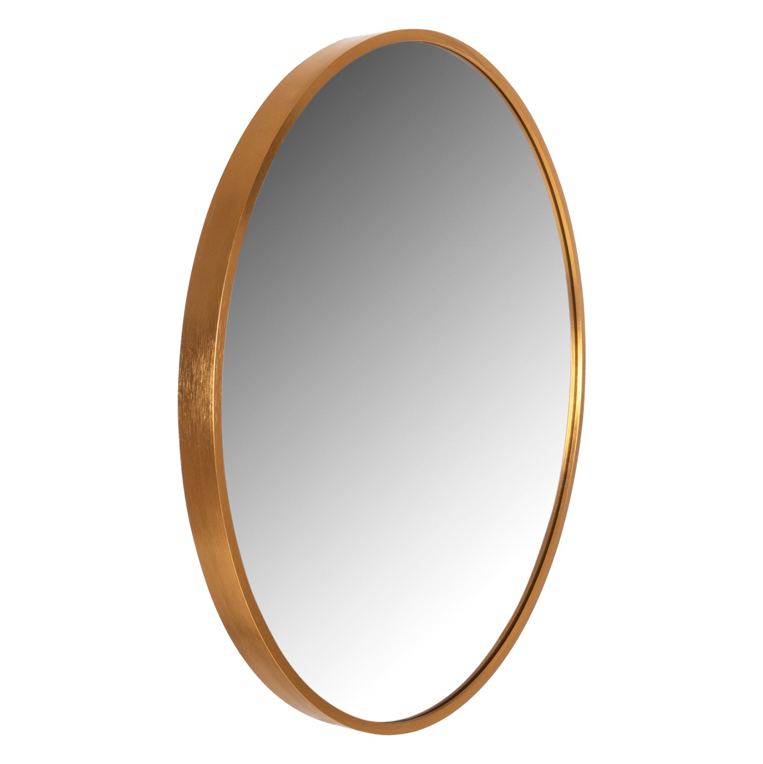 ΚΑΘΡΕΠΤΗΣ ΤΟΙΧΟΥ ΣΤΡΟΓΓΥΛΟΣ HM9582.30 ΣΚΕΛΕΤΟΣ ΑΛΟΥΜΙΝΙΟΥ ΣΕ ΧΡΥΣΟ ΧΡΩΜΑ Φ50x3εκ. - Pakobazaar