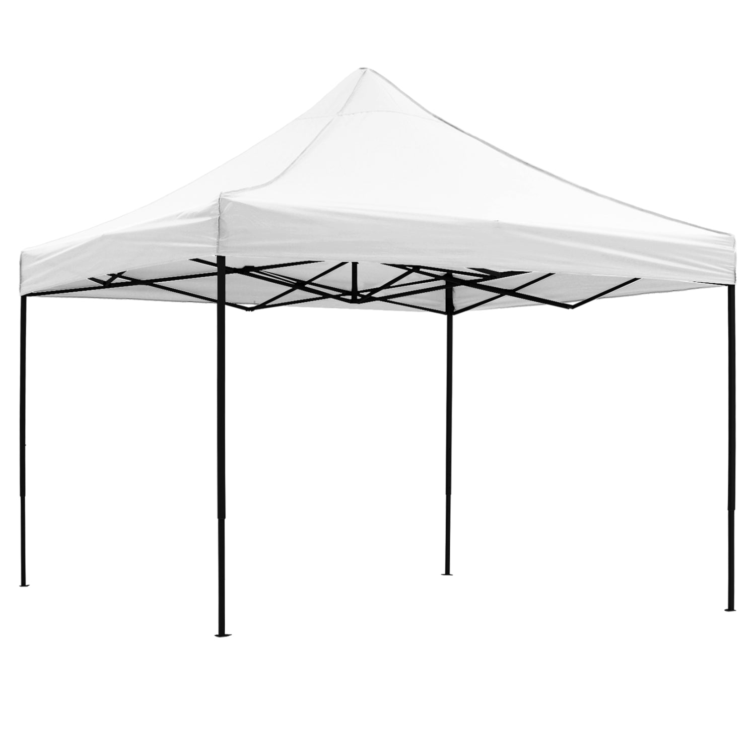 ΚΙΟΣΚΙ/GAZEBO MATTHEW HM6310 ΠΤΥΣΣΟΜΕΝΟ-ΣΚΕΛΕΤΟΣ ΜΕΤΑΛ.ΜΑΥΡΟΣ-ΛΕΥΚΟ ΥΦΑΣΜΑ 3x3x3,10Yμ - Pakobazaar