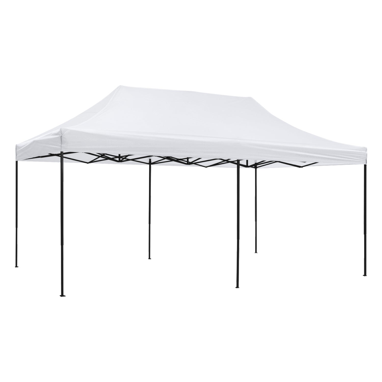 ΚΙΟΣΚΙ/GAZEBO MATTHEW HM6312 ΠΤΥΣΣΟΜΕΝΟ-ΣΚΕΛΕΤΟΣ ΜΕΤΑΛ.ΜΑΥΡΟΣ-ΛΕΥΚΟ ΥΦΑΣΜΑ 3x6x3,10Yμ - Pakobazaar