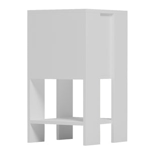 ΚΟΜΟΔΙΝΟ ARGUS HM18378.02 ΜΕΛΑΜΙΝΗ ΣΕ ΛΕΥΚΟ 30x30x55Υεκ. - Pakobazaar