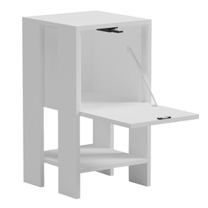 ΚΟΜΟΔΙΝΟ ARGUS HM18378.02 ΜΕΛΑΜΙΝΗ ΣΕ ΛΕΥΚΟ 30x30x55Υεκ. - Pakobazaar