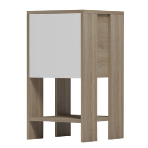 ΚΟΜΟΔΙΝΟ ARGUS HM18378.11 ΜΕΛΑΜΙΝΗ ΛΕΥΚΟ/SONAMA 30x30x55Υεκ. - Pakobazaar