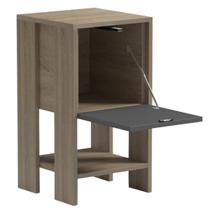 ΚΟΜΟΔΙΝΟ ARGUS HM18378.13 ΜΕΛΑΜΙΝΗ SONAMA/ΓΚΡΙ 30x30x55Υεκ. - Pakobazaar