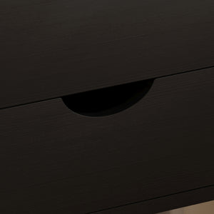 ΚΟΜΟΔΙΝΟ DINKL HM2472.02 ΜΕΛΑΜΙΝΗ-2 ΣΥΡΤΑΡΙΑ-WENGE 29,5x29,5x45Υεκ - Pakobazaar