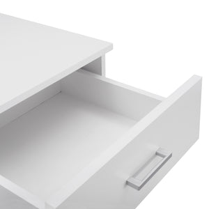 ΚΟΜΟΔΙΝΟ ΜΕ 1 ΣΥΡΤΑΡΙ LANEY ΛΕΥΚΟ HM2345.05 45x35,5x47 εκ. - Pakobazaar