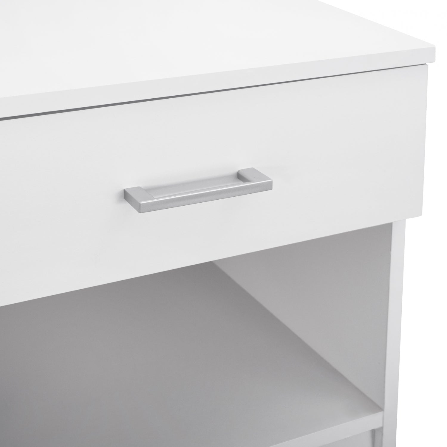 ΚΟΜΟΔΙΝΟ ΜΕ 1 ΣΥΡΤΑΡΙ LANEY ΛΕΥΚΟ HM2345.05 45x35,5x47 εκ. - Pakobazaar