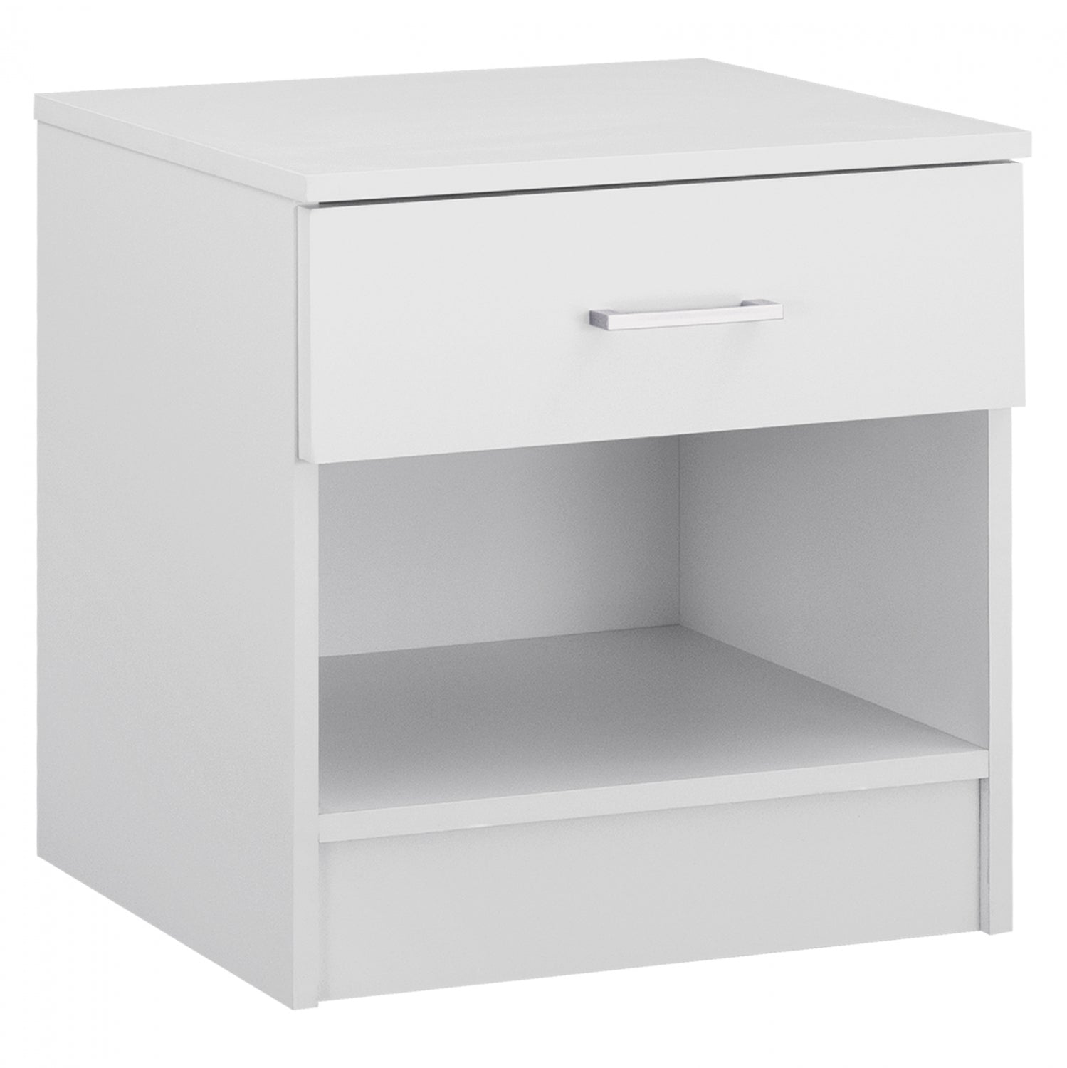 ΚΟΜΟΔΙΝΟ ΜΕ 1 ΣΥΡΤΑΡΙ LANEY ΛΕΥΚΟ HM2345.05 45x35,5x47 εκ. - Pakobazaar