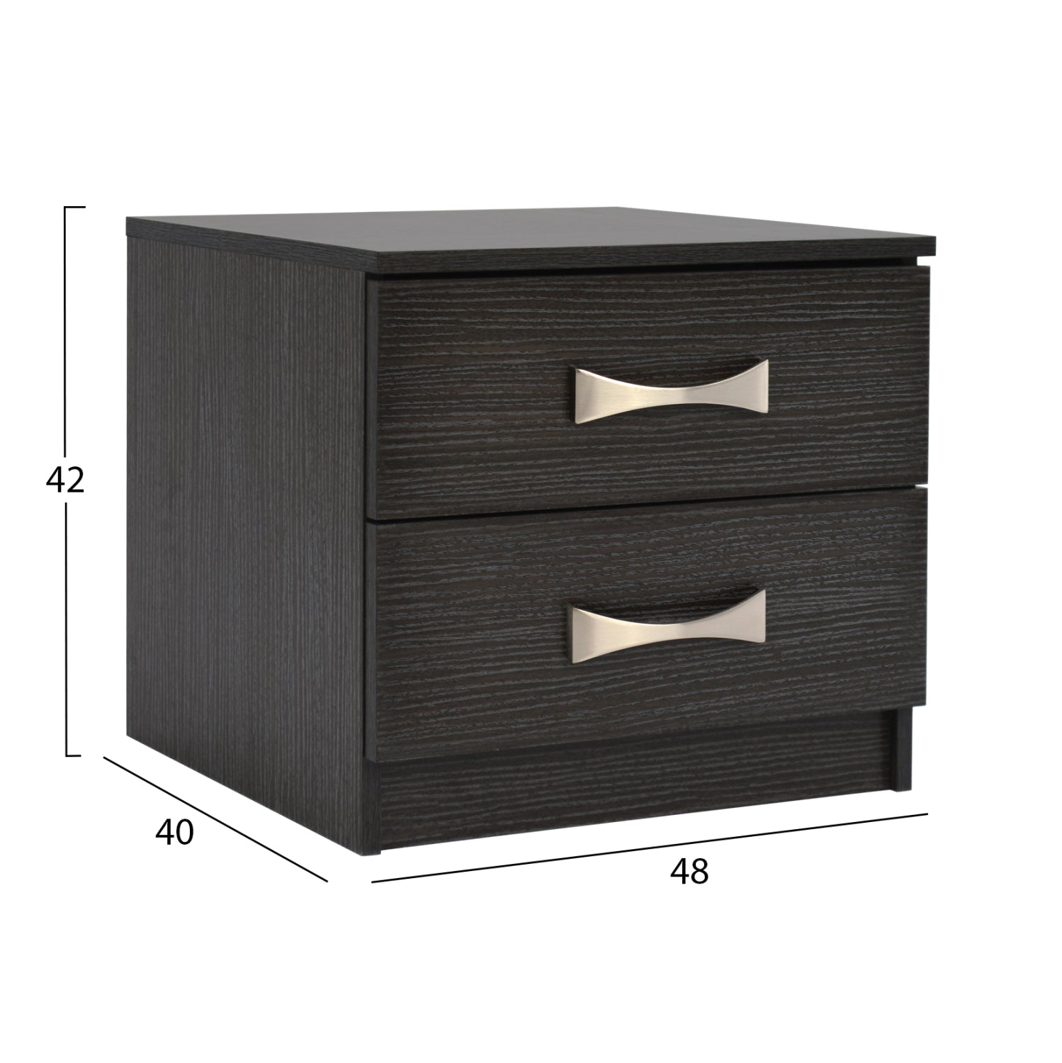 ΚΟΜΟΔΙΝΟ ΜΕ 2 ΣΥΡΤΑΡΙΑ ΚΑΙ ΧΕΡΟΥΛΙ ASHLYN HM2235.01 ZEBRANO 48x40x42Yεκ. - Pakobazaar