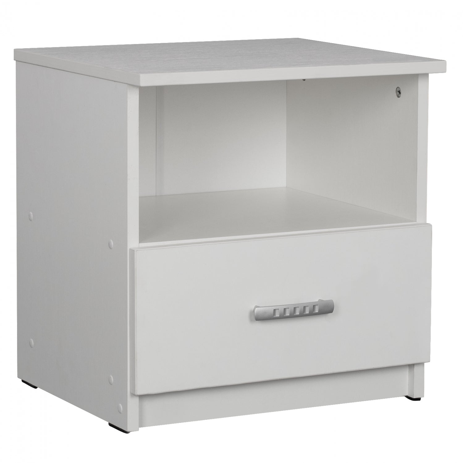 ΚΟΜΟΔΙΝΟ ADLER ΜΕΛΑΜΙΝΗΣ ΛΕΥΚΟ HM2431.03 45x40x48 εκ. - Pakobazaar