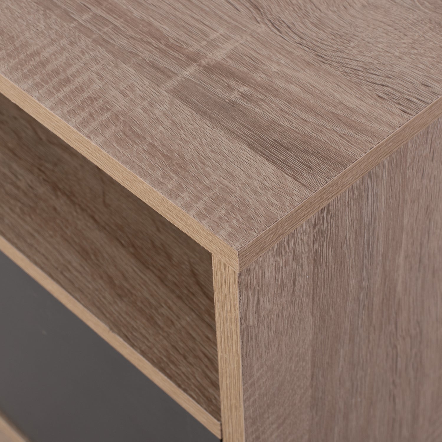 ΚΟΜΟΔΙΝΟ ΜΕΛΑΜΙΝΗΣ MALORY SONAMA-ΓΚΡΙ 40x40x50Yεκ.HM2205.04 - Pakobazaar