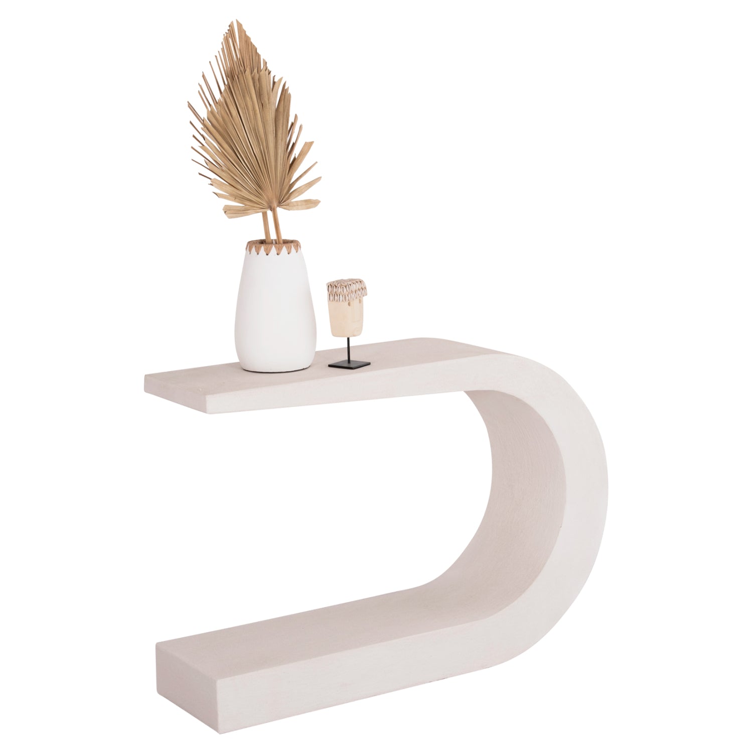 ΚΟΝΣΟΛΑ ΣΕΙΡΑ SANTORINI HM18049 MDF ΣΕ ΥΠΟΛΕΥΚΟ ΧΡΩΜΑ 110x30x70Υεκ. - Pakobazaar