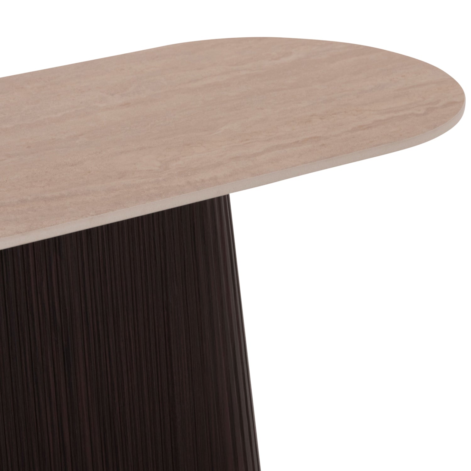 ΚΟΝΣΟΛΑ CATER HM18323 ΚΕΡΑΜΙΚΟ TOP ΟΨΗ ΤΡΑΒΕΡΤΙΝΑΣ-MDF ΒΑΣΗ 120x40x78Υεκ. - Pakobazaar