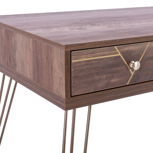 ΚΟΝΣΟΛΑ KAITLYN HM8653 ΚΑΡΥΔΙ ΜΕ ΧΡΥΣΟ 120x55x79,5Y εκ. - Pakobazaar