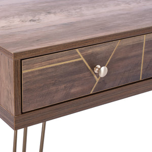 ΚΟΝΣΟΛΑ KAITLYN HM8653 ΚΑΡΥΔΙ ΜΕ ΧΡΥΣΟ 120x55x79,5Y εκ. - Pakobazaar