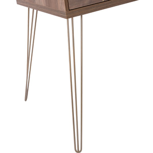 ΚΟΝΣΟΛΑ KAITLYN HM8653 ΚΑΡΥΔΙ ΜΕ ΧΡΥΣΟ 120x55x79,5Y εκ. - Pakobazaar
