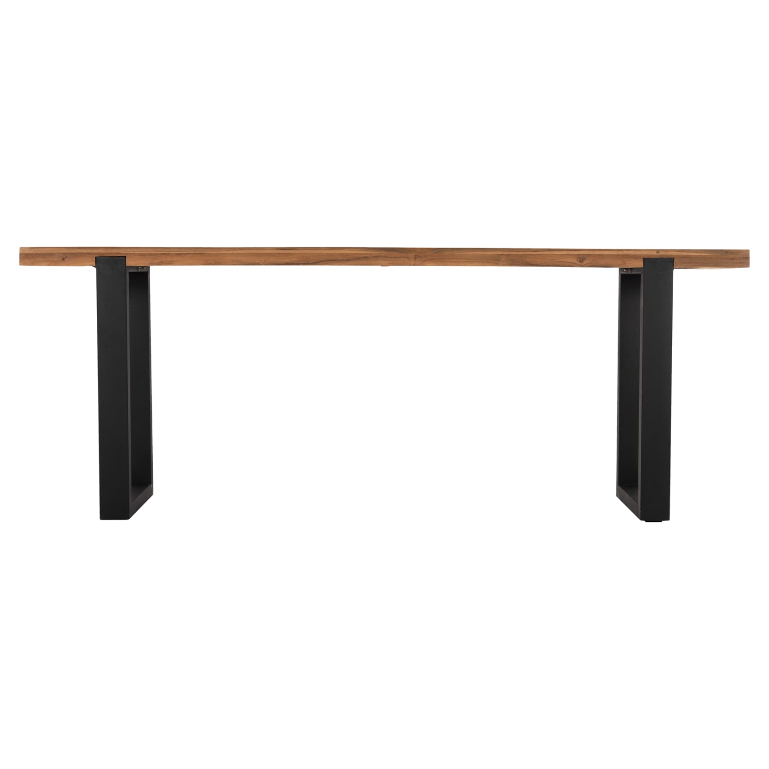 ΚΟΝΣΟΛΑ SHIRE HM9800 ΑΝΑΚΥΚΛΩΜΕΝΟ ΞΥΛΟ TEAK-ΜΑΥΡΕΣ ΜΕΤΑΛΛΙΚΕΣ ΒΑΣΕΙΣ 240x50x90Yεκ - Pakobazaar