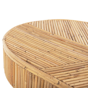 ΚΟΝΣΟΛΑ ΟΒΑΛ GATSBY HM9871 ΦΥΣΙΚΟ RATTAN ΣΕ ΦΥΣΙΚΟ ΧΡΩΜΑ 110x45x74,5Υεκ. - Pakobazaar