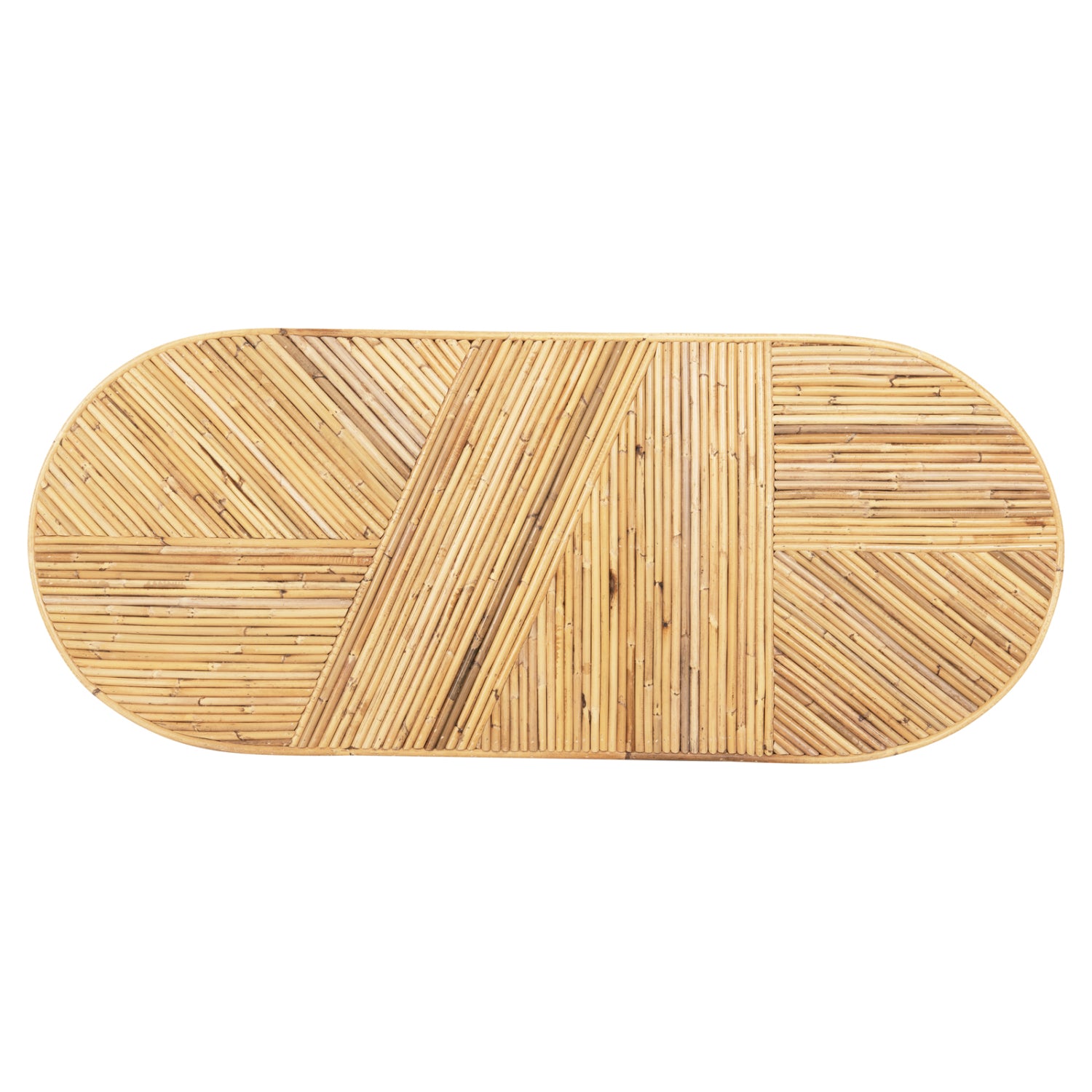ΚΟΝΣΟΛΑ ΟΒΑΛ GATSBY HM9871 ΦΥΣΙΚΟ RATTAN ΣΕ ΦΥΣΙΚΟ ΧΡΩΜΑ 110x45x74,5Υεκ. - Pakobazaar