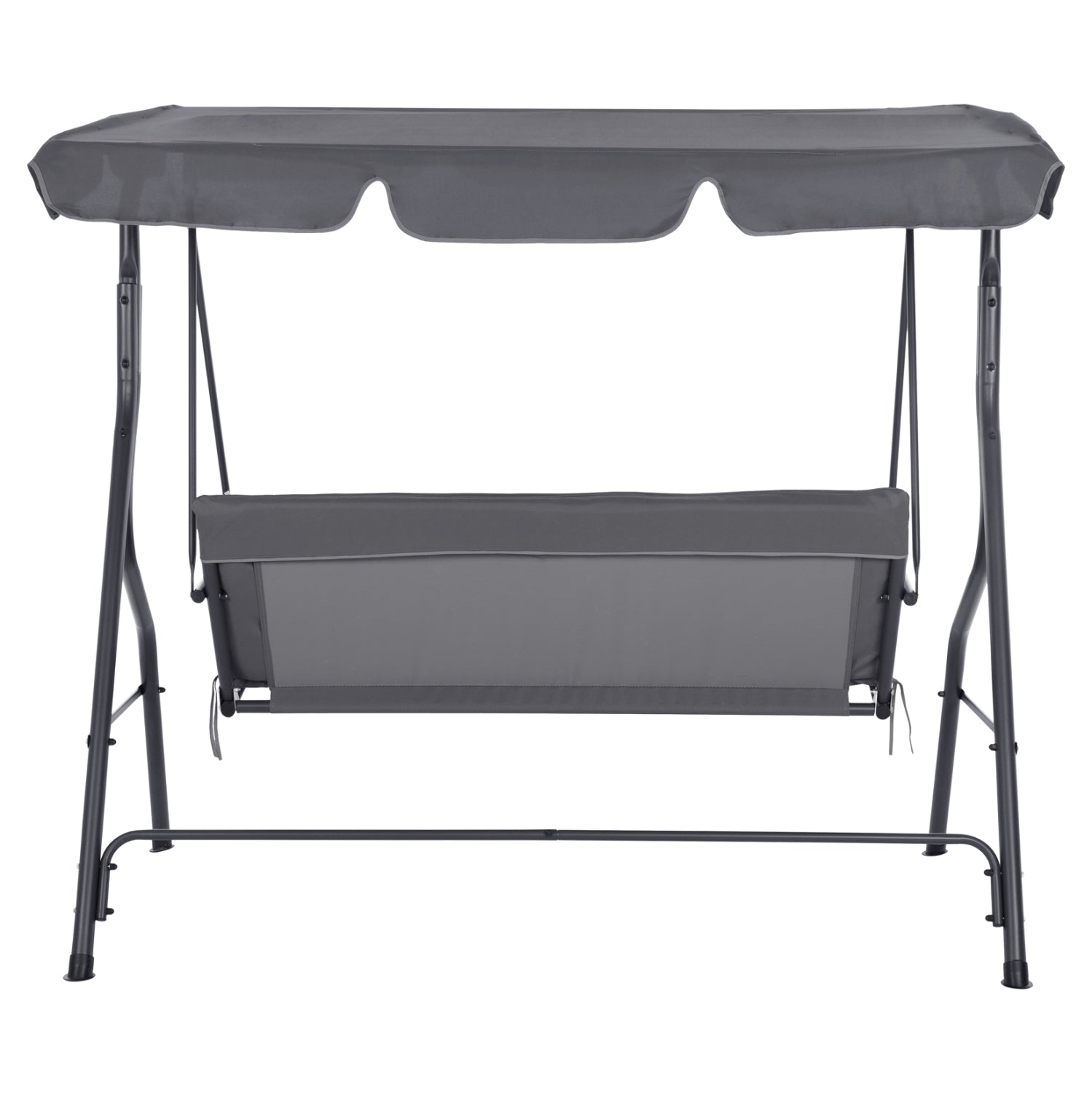 ΚΟΥΝΙΑ 3ΘΕΣΙΑ ΜΕ ΣΚΙΑΣΤΡΟ LIKID HM5979.01 ΜΕΤΑΛΛΙΚΗ ΓΚΡΙ ΧΡΩΜΑ 174x110x159-200Υεκ. - Pakobazaar