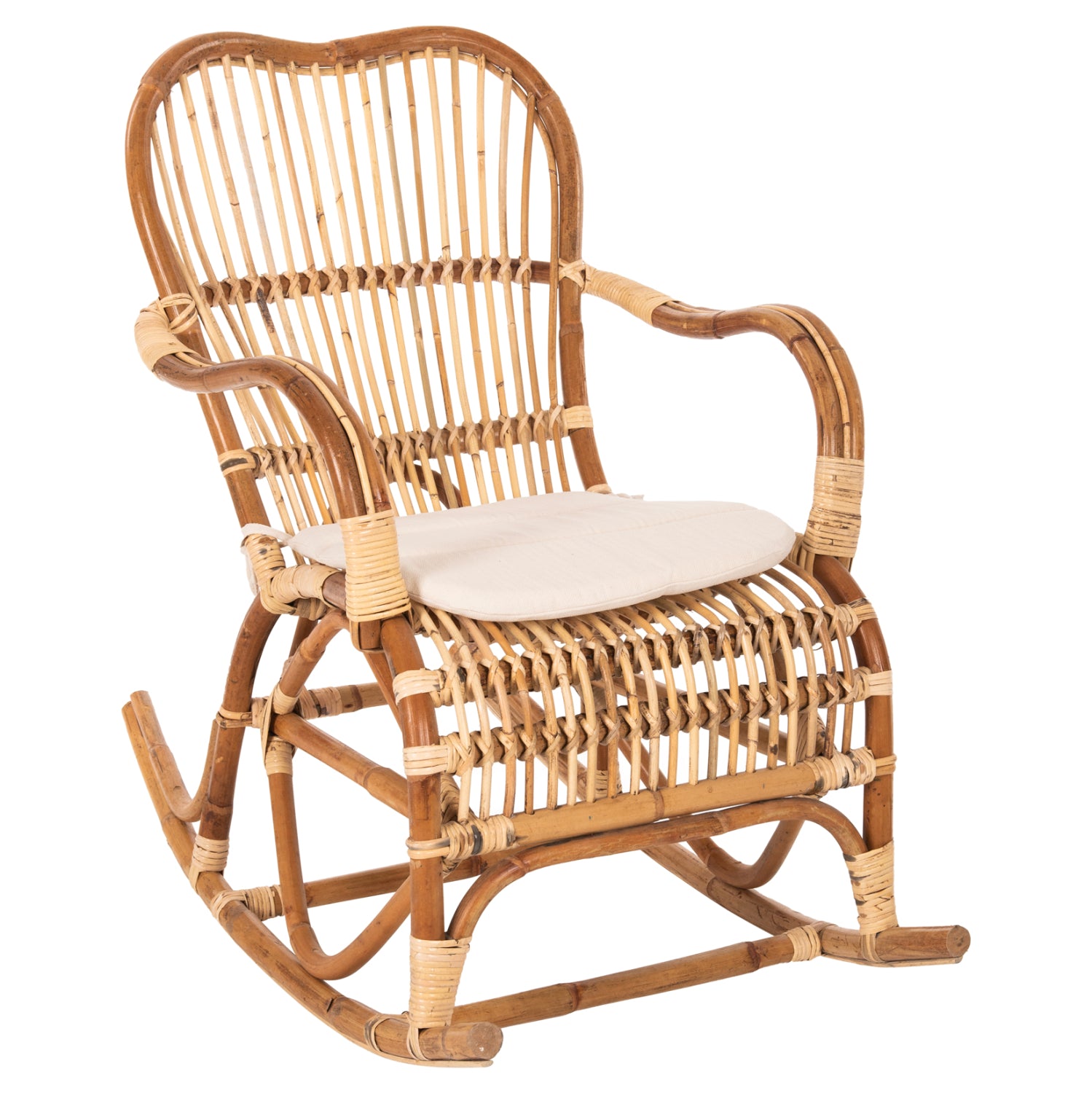 ΚΟΥΝΙΣΤΗ ΠΟΛΥΘΡΟΝΑ ΜΕ ΜΑΞΙΛΑΡΙ SANTA FE RATTAN HM9343 60x103x90Υ εκ. - Pakobazaar