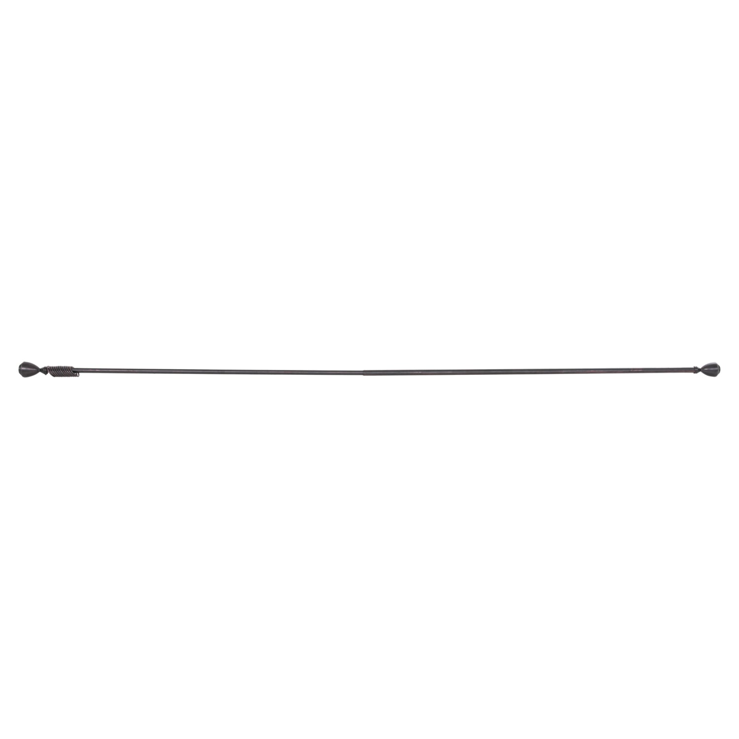 ΚΟΥΡΤΙΝΟΞΥΛΟ 110-210cm HM11280.03 ΜΕΤΑΛΛΙΚΟ ΠΤΥΣ/ΝΟ ΜΑΥΡΟ ΚΟΚΚΙΝΟ ΚΩΝΟΣ Ε-0316 - Pakobazaar