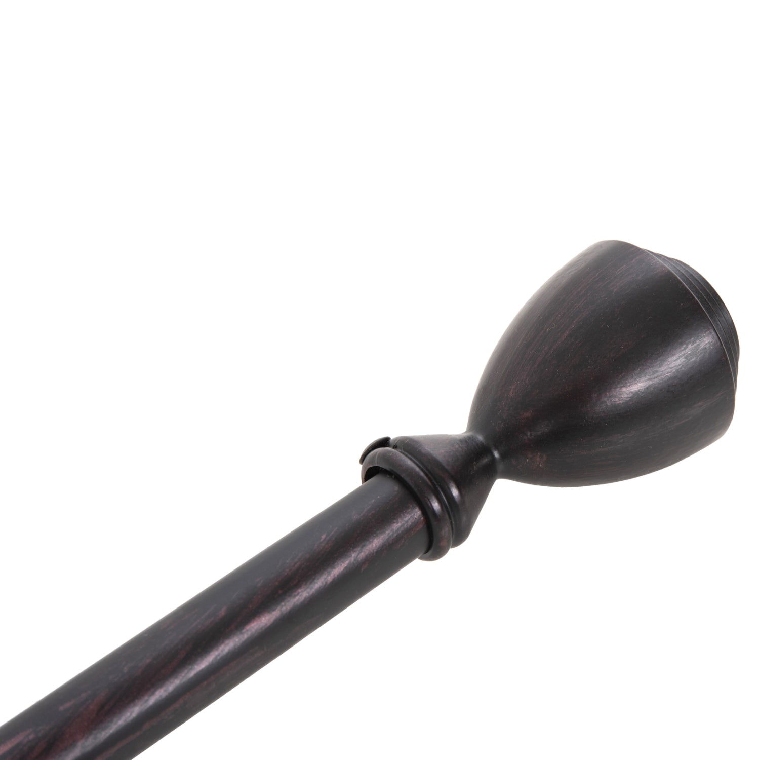 ΚΟΥΡΤΙΝΟΞΥΛΟ 110-210cm HM11280.03 ΜΕΤΑΛΛΙΚΟ ΠΤΥΣ/ΝΟ ΜΑΥΡΟ ΚΟΚΚΙΝΟ ΚΩΝΟΣ Ε-0316 - Pakobazaar