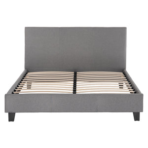 ΚΡΕΒΑΤΙ BECCA ΑΠΟ ΥΦΑΣΜΑ ΓΚΡΙ HM553.11 ΓΙΑ ΣΤΡΩΜΑ 150x200 EK. - Pakobazaar