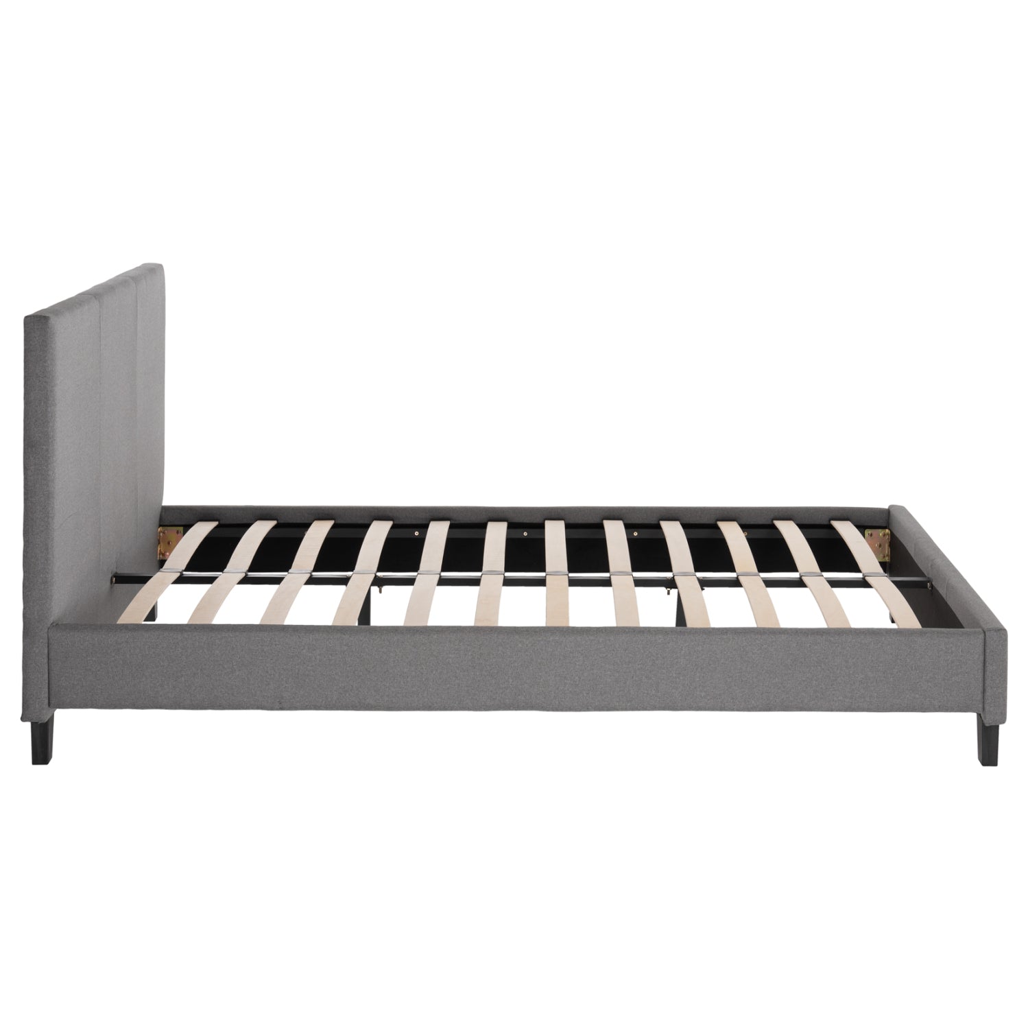 ΚΡΕΒΑΤΙ BECCA ΑΠΟ ΥΦΑΣΜΑ ΓΚΡΙ HM553.11 ΓΙΑ ΣΤΡΩΜΑ 150x200 EK. - Pakobazaar