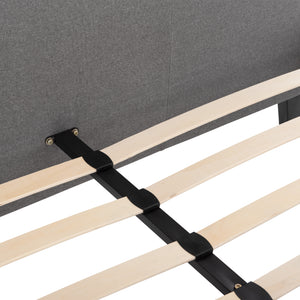 ΚΡΕΒΑΤΙ BECCA ΑΠΟ ΥΦΑΣΜΑ ΓΚΡΙ HM553.11 ΓΙΑ ΣΤΡΩΜΑ 150x200 EK. - Pakobazaar