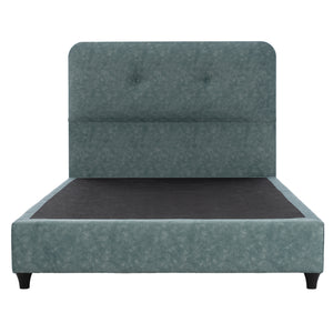 ΚΡΕΒΑΤΙ DOLORES ΑΠΟ ΥΦΑΣΜΑ LIGHT GREEN HM649.27 ΓΙΑ ΣΤΡΩΜΑ 90x200 εκ. - Pakobazaar