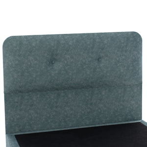 ΚΡΕΒΑΤΙ DOLORES ΑΠΟ ΥΦΑΣΜΑ LIGHT GREEN HM649.27 ΓΙΑ ΣΤΡΩΜΑ 90x200 εκ. - Pakobazaar