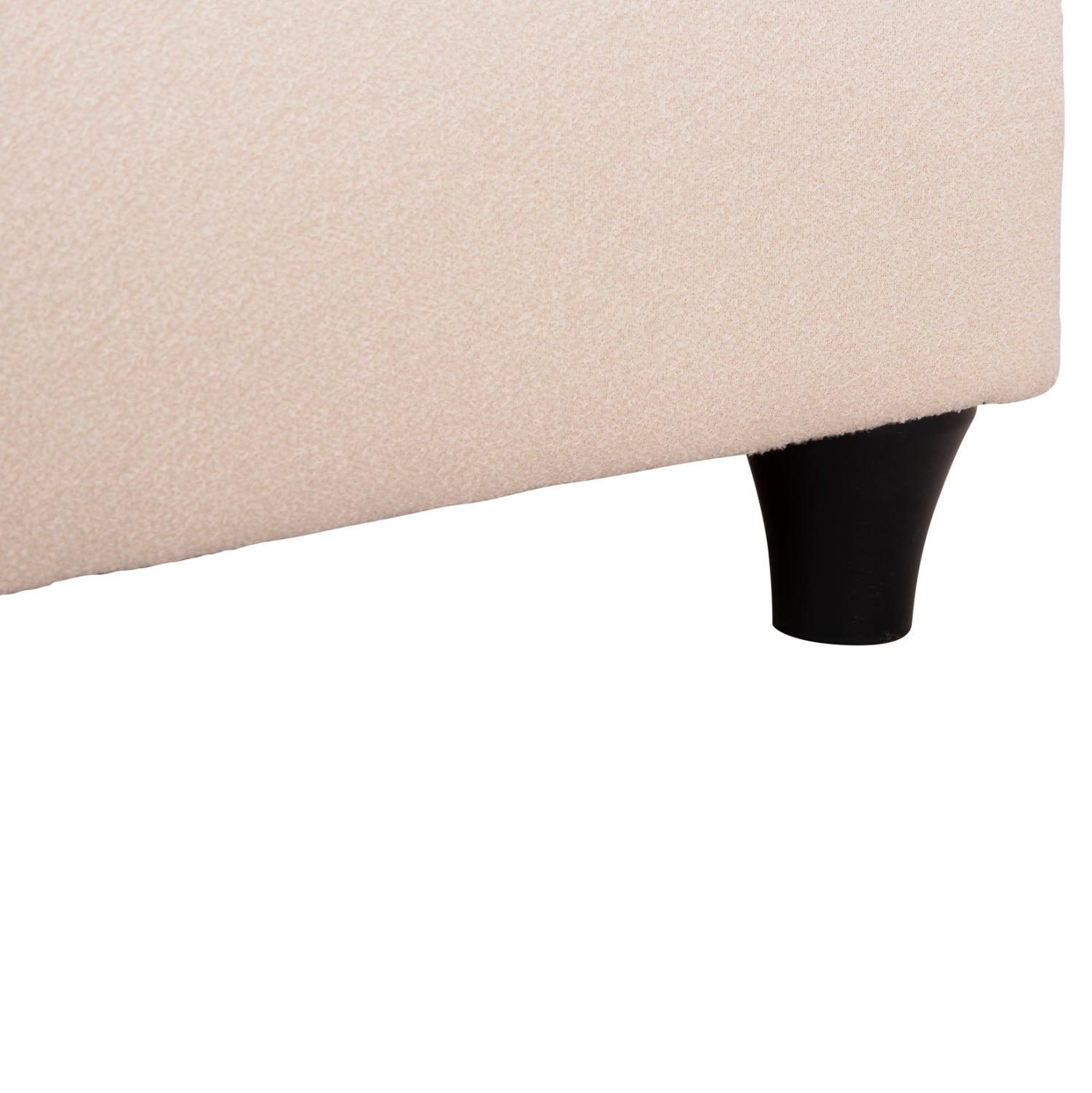 ΚΡEΒΑΤΙ ΔΙΠΛΟ LUTHER HM717 ΜΠΕΖ ΥΦΑΣΜΑ ΓΙΑ ΣΤΡΩΜΑ 160x200εκ. - Pakobazaar