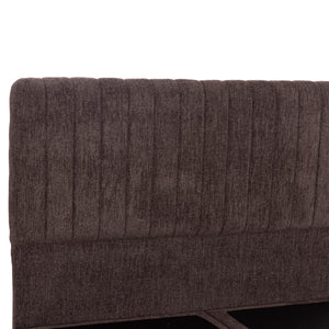 ΚΡEΒΑΤΙ ΔΙΠΛΟ LUTHER HM717.02 ΥΦΑΣΜΑ TEDDY ΚΑΦΕ--ΓΙΑ ΣΤΡΩΜΑ 160x200εκ. - Pakobazaar