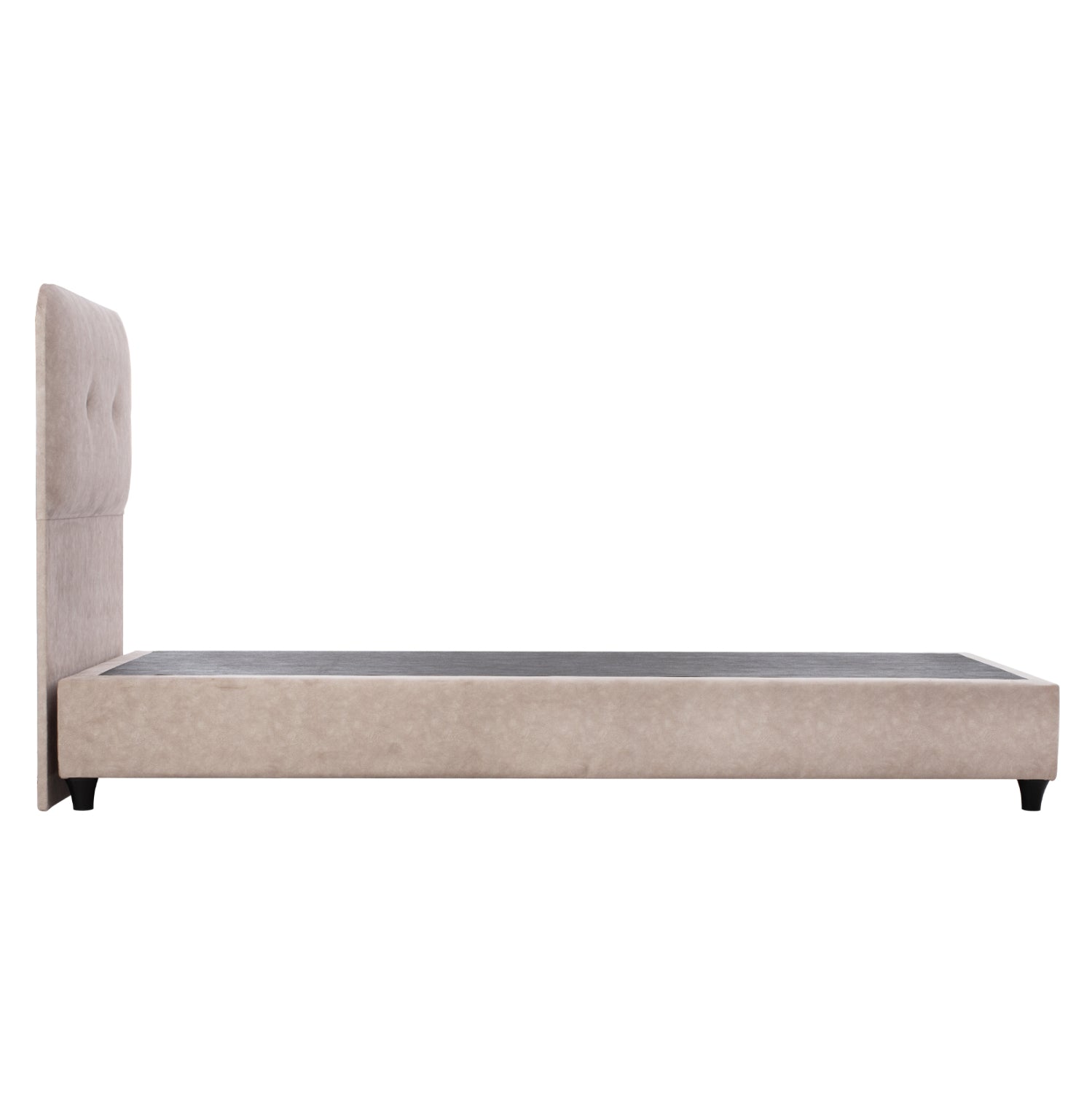 ΚΡΕΒΑΤΙ DOLORES ΜΠΕΖ ΥΦΑΣΜΑ HM649.22 ΓΙΑ ΣΤΡΩΜΑ 90x200 εκ. - Pakobazaar