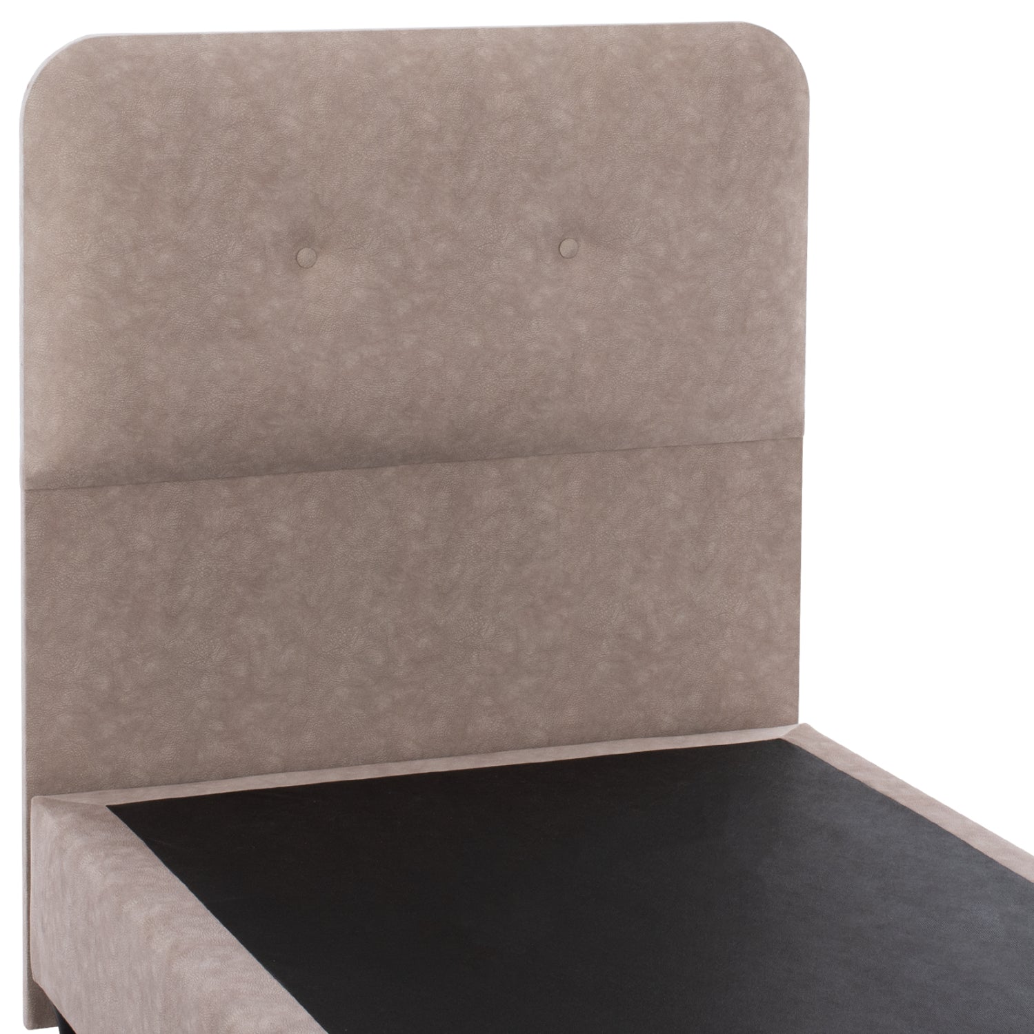 ΚΡΕΒΑΤΙ DOLORES ΜΠΕΖ ΥΦΑΣΜΑ HM649.22 ΓΙΑ ΣΤΡΩΜΑ 90x200 εκ. - Pakobazaar