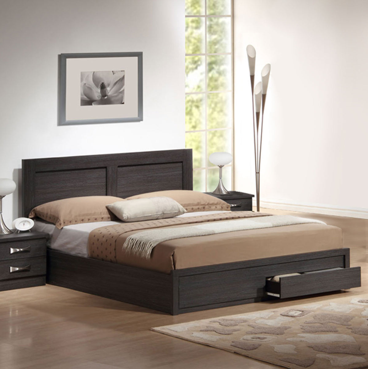 ΚΡΕΒΑΤΙ CAPRI HM312.01 ΜΕ 2ΣΥΡΤΑΡΙΑ ZEBRANO ΓΙΑ ΣΤΡΩΜΑ 150x200εκ. - Pakobazaar