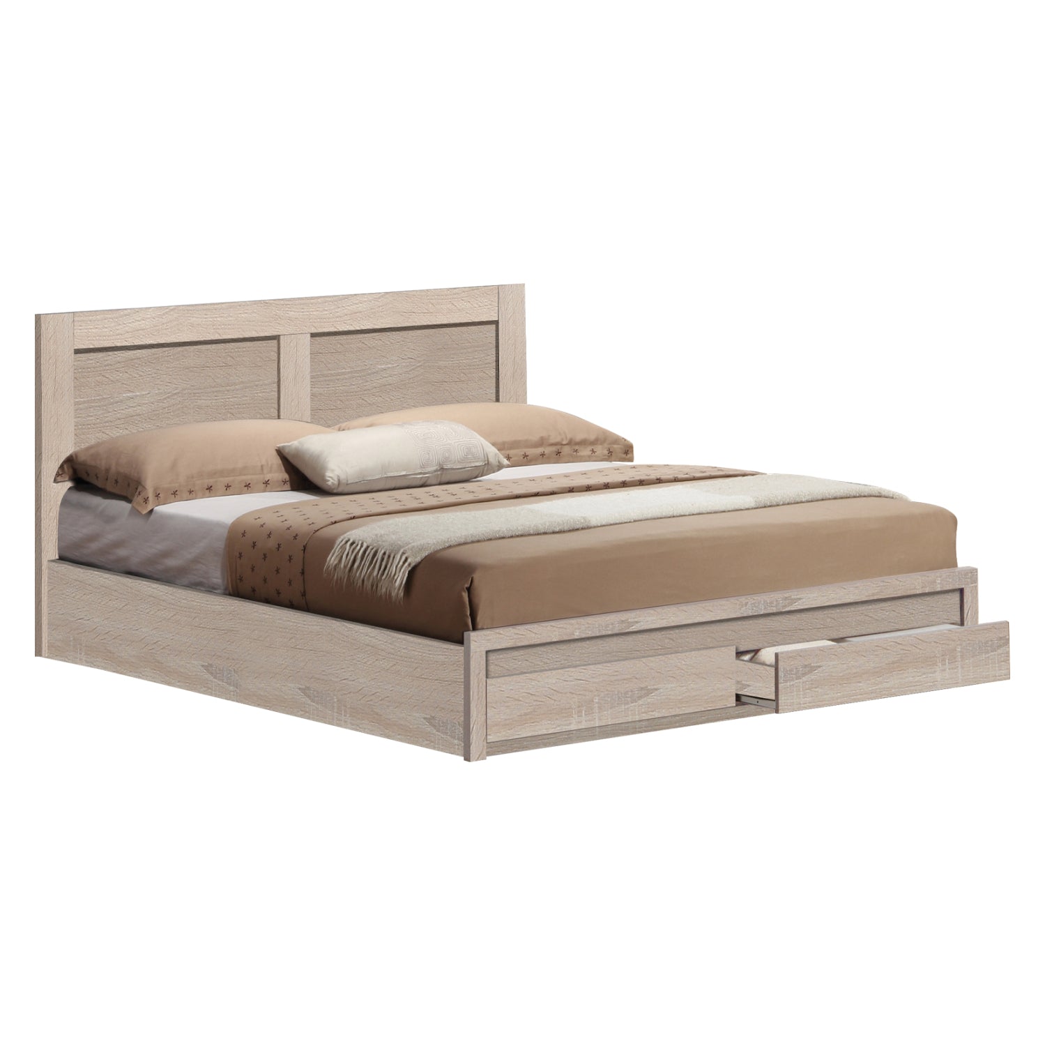 ΚΡΕΒΑΤΙ CAPRI HM312.02 ΜΕ 2 ΣΥΡΤΑΡΙΑ SONAMA ΓΙΑ ΣΤΡΩΜΑ 150X200εκ. - Pakobazaar