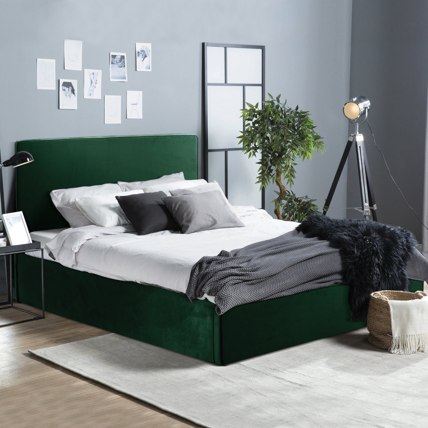 ΚΡΕΒΑΤΙ ALLIE HM584.13 160Χ200 ΜΕ ΑΠΟΘΗΚΕΥΤΙΚΟ ΧΩΡΟ ΚΥΠΑΡΙΣΣΙ - Pakobazaar