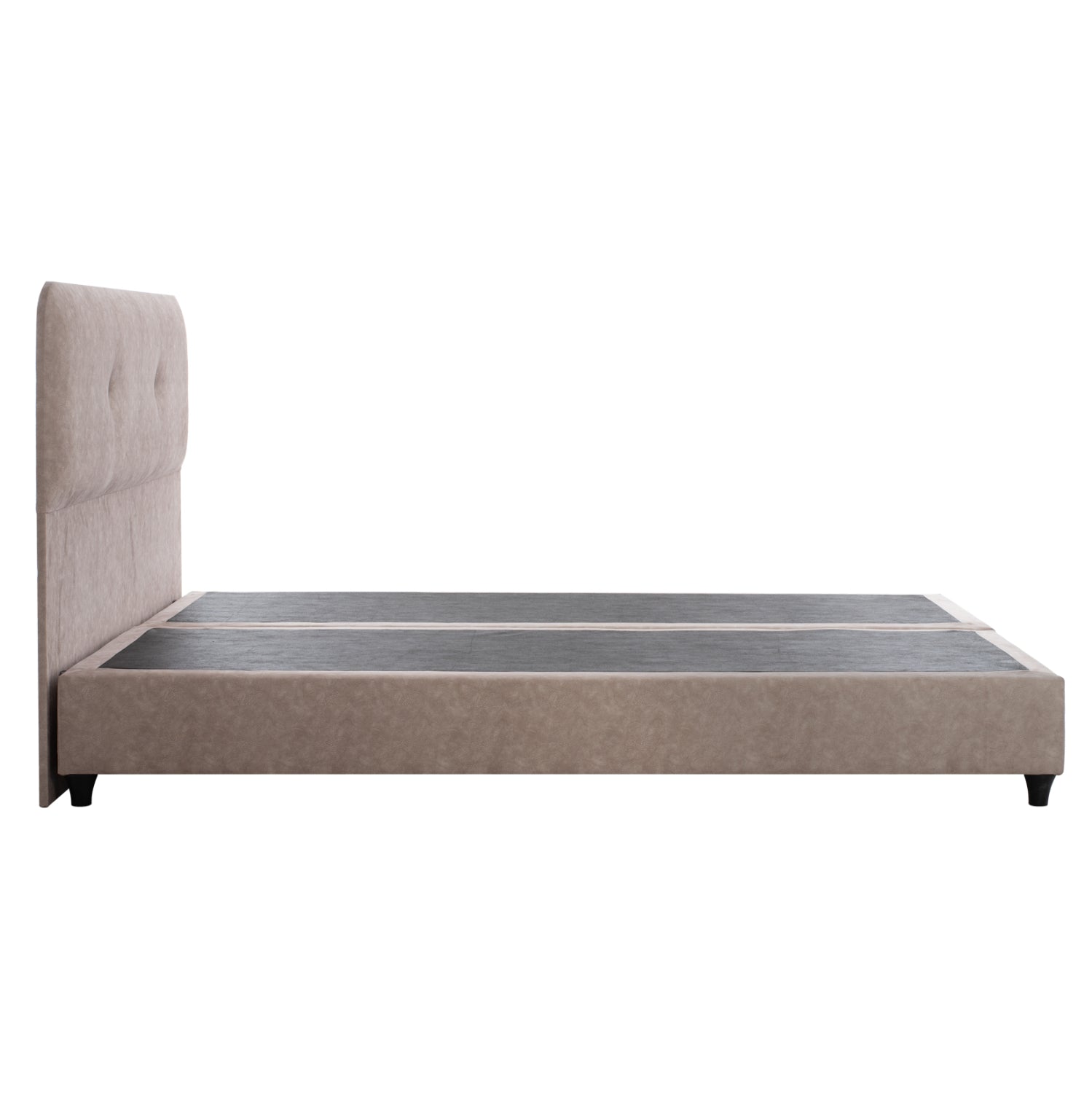 ΚΡΕΒΑΤΙ HM637.22 DOLORES ΜΠΕΖ ΥΦΑΣΜΑ τ.NUBUCK, 150x200 εκ. - Pakobazaar