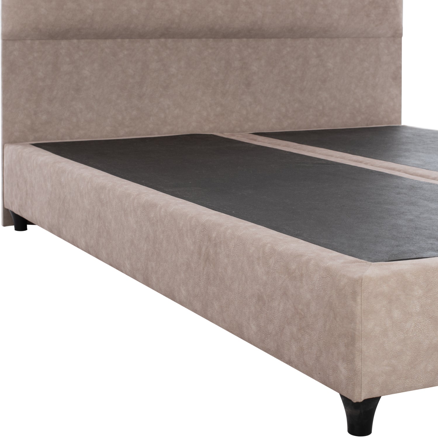 ΚΡΕΒΑΤΙ HM637.22 DOLORES ΜΠΕΖ ΥΦΑΣΜΑ τ.NUBUCK, 150x200 εκ. - Pakobazaar