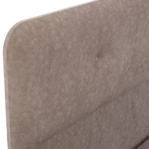 ΚΡΕΒΑΤΙ HM637.22 DOLORES ΜΠΕΖ ΥΦΑΣΜΑ τ.NUBUCK, 150x200 εκ. - Pakobazaar