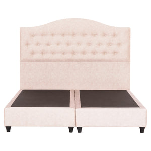 ΚΡΕΒΑΤΙ MALENA HM638.22 ΜΠΕΖ ΥΦΑΣΜΑ Τ. NUBUCK ΓΙΑ ΣΤΡΩΜΑ 150x200εκ. - Pakobazaar