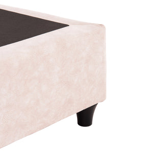 ΚΡΕΒΑΤΙ MALENA HM638.22 ΜΠΕΖ ΥΦΑΣΜΑ Τ. NUBUCK ΓΙΑ ΣΤΡΩΜΑ 150x200εκ. - Pakobazaar