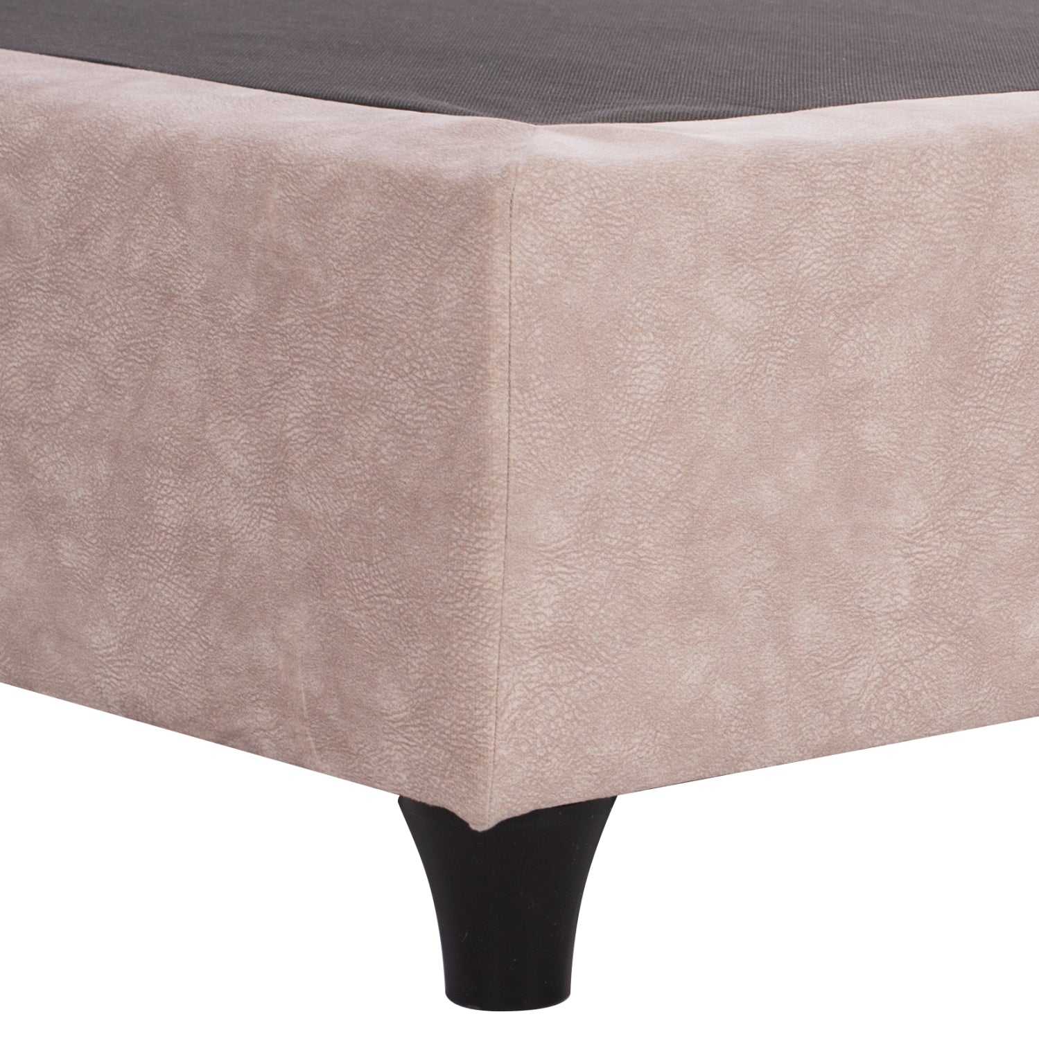 ΚΡΕΒΑΤΙ HM648.22 DOLORES, ΜΠΕΖ ΥΦΑΣΜΑ τ.NUBUCK, 120x200 εκ. - Pakobazaar