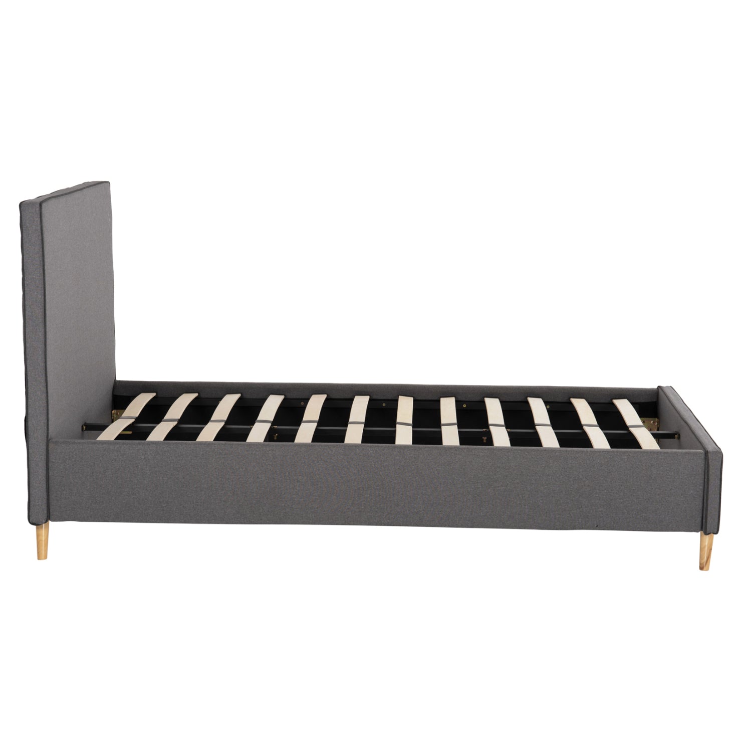 ΚΡΕΒΑΤΙ ΗΜΙΔΙΠΛΟ ΜΕ ΣΤΡΩΜΑ MAYLIN HM10758.03 ΓΚΡΙ ΥΦΑΣΜΑ--ΣΤΡΩΜΑ 120Χ200εκ