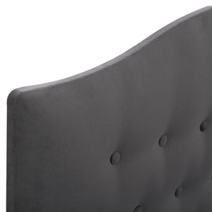 ΚΡΕΒΑΤΙ MALENA ΑΠΟ ΓΚΡΙ ΒΕΛΟΥΔΟ HM647.10 ΓΙΑ ΣΤΡΩΜΑ 120x200 εκ. - Pakobazaar