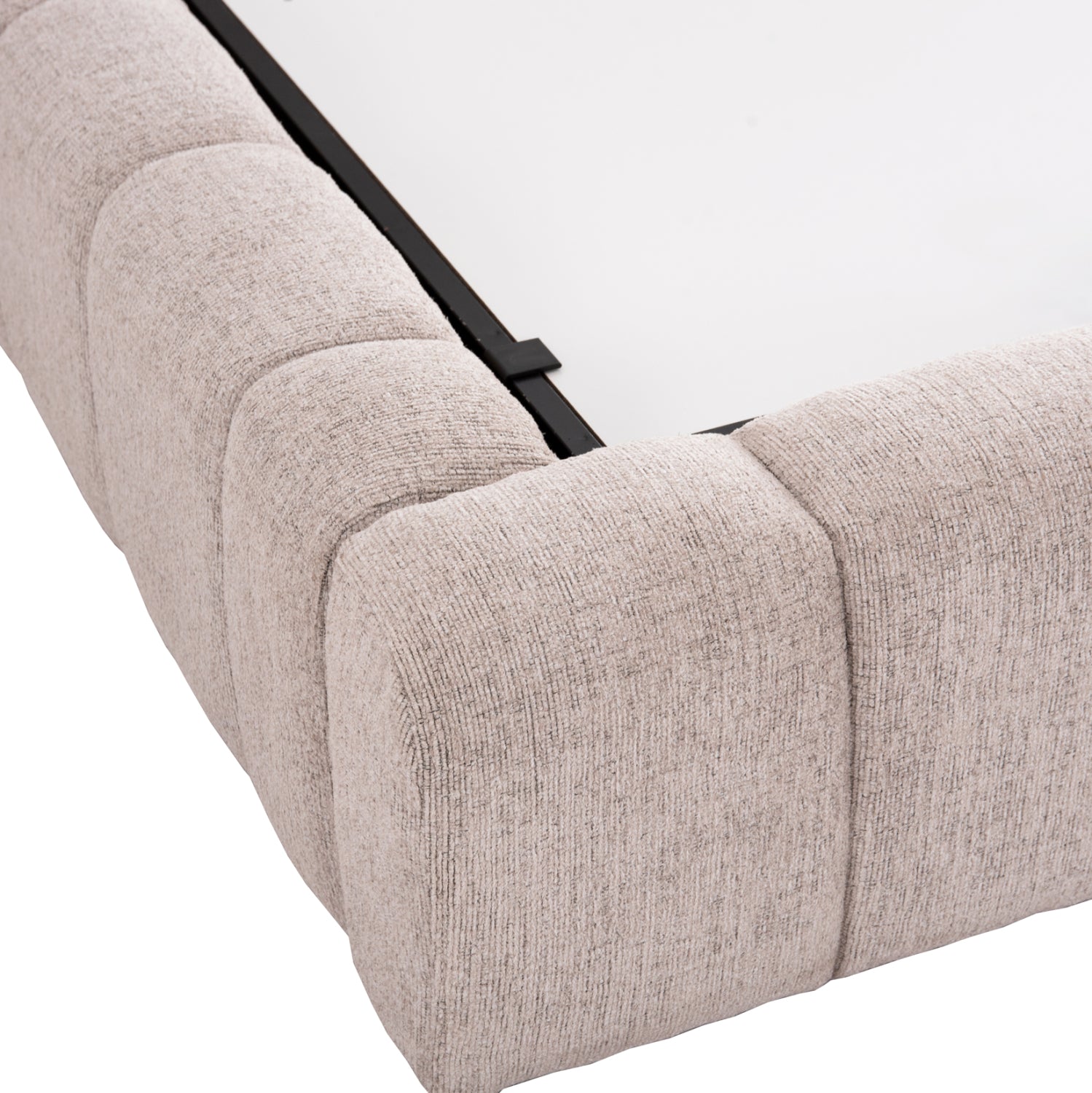 ΚΡΕΒΑΤΙ REMO ΜΕ ΑΠΟΘΗΚΕΥΤΙΚΟ ΧΩΡΟ HM719.10 ΥΦΑΣΜΑ TEDDY ΜΠΕΖ-ΓΙΑ ΣΤΡΩΜΑ 160x200εκ - Pakobazaar