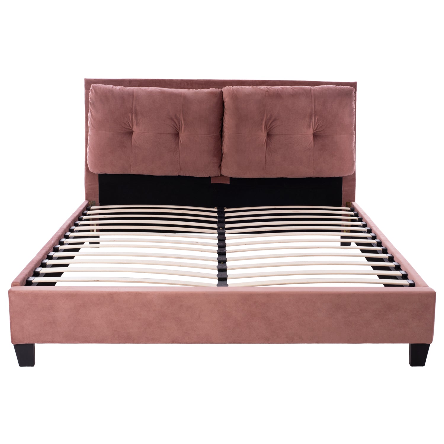 ΚΡΕΒΑΤΙ ΜΕ ΣΤΡΩΜΑ BILLIE HM21284.05 ΣΑΠΙΟ ΜΗΛΟ ΒΕΛΟΥΔΟ--ΓΙΑ 160x200εκ