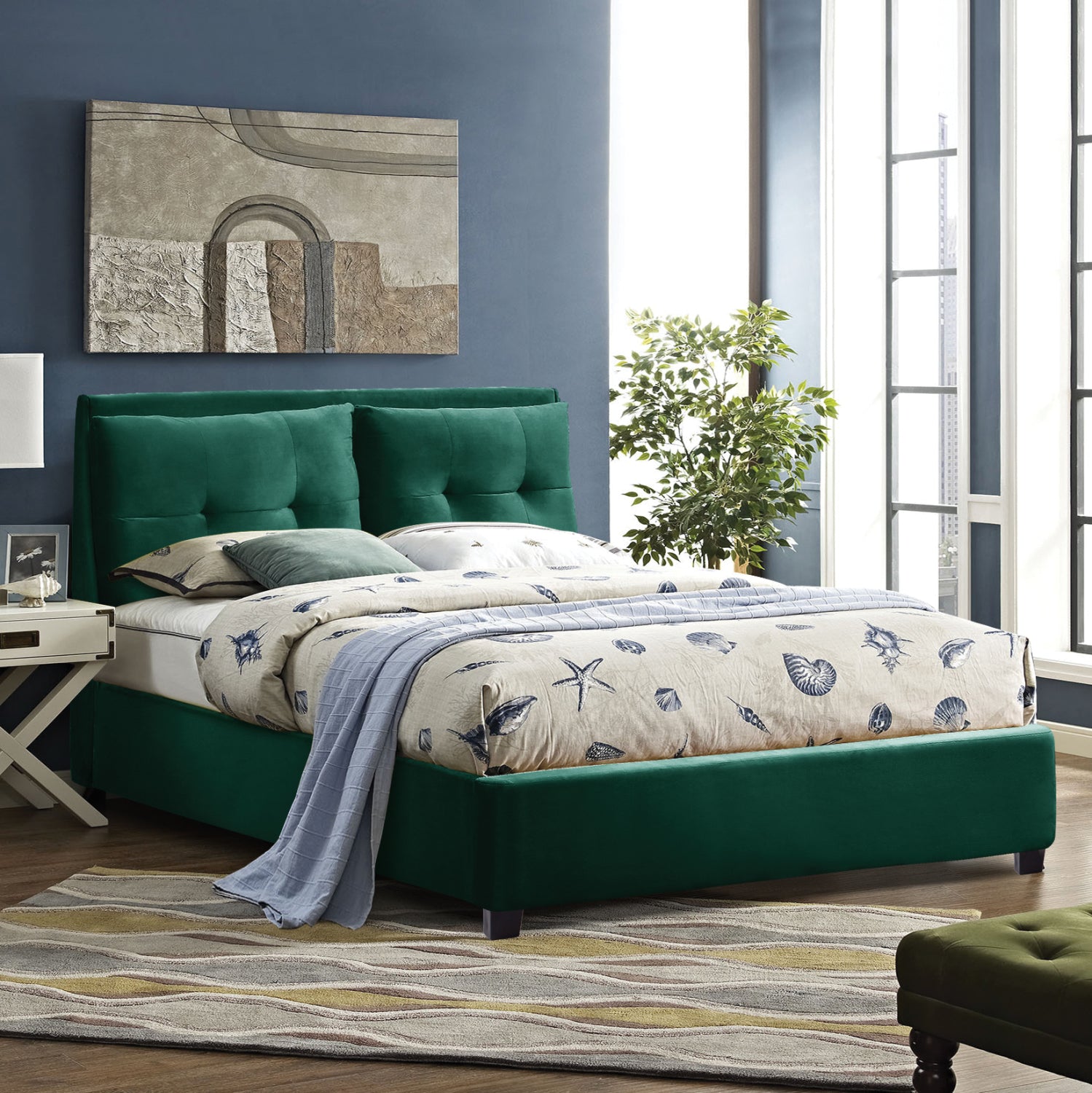 ΚΡΕΒΑΤΙ ΜΕ ΣΤΡΩΜΑ BILLIE HM21284.06 ΚΥΠΑΡΙΣΣΙ ΒΕΛΟΥΔΟ--ΓΙΑ 160x200εκ - Pakobazaar